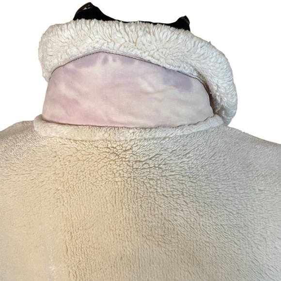 L.L. Bean Medium Ivory/White Fleece Jacket Size Medium - Picture 5 of 10